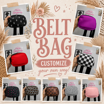 NEOPRENE BELT BAGS  * MULTI COLORS ( SOLIDS )